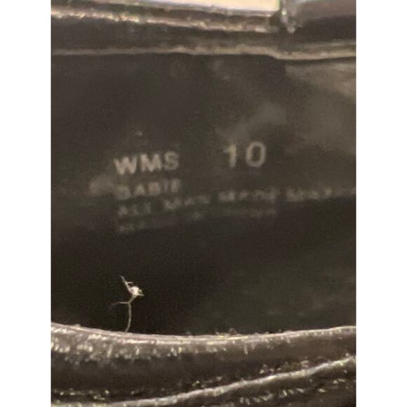 Rocawear Women’s Leather Studded Stiletto Heels Fairy Evening Goth Size 10 Black - Picture 6 of 7